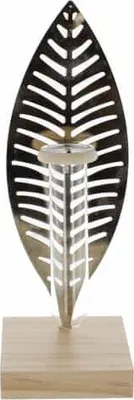 Produktbild von Vase - Blatt - gold - ca. 8,6 x 8,6 x 24,5 cm