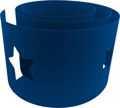 Produktbild von zaun|zu PREMIUM Weihnachten STERNE Sichtschutzstreifen Enzianblau 2,55m