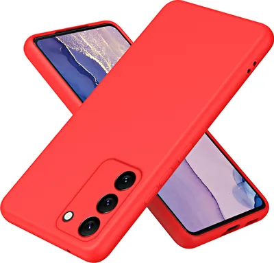 Image de Etui pour Samsung Galaxy S23 Liquid Silicone Soft Protective Case Rouge
