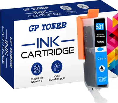 Produktbild von Tinte Drukerpatronen XL für Canon Pixma TS8750 TS875 531XL Cyan
