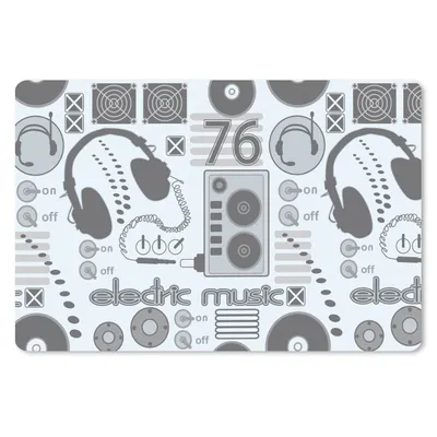 Produktbild von MuchoWow® Mauspad Mousepad DJ - Kopfhörer - Vintage - Design 27x18 cm - Mousepads - Maus Mat - Pad - Mausunterlage - Büroartikel - Desk Matten