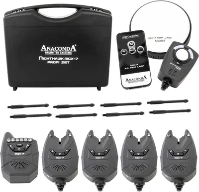 Zdjęcie produktu dla ANACONDA Nighthawk MGX-7 Zestaw 4+1+1+1 Wielokolorowy / Zestaw alarmu ugryzienia