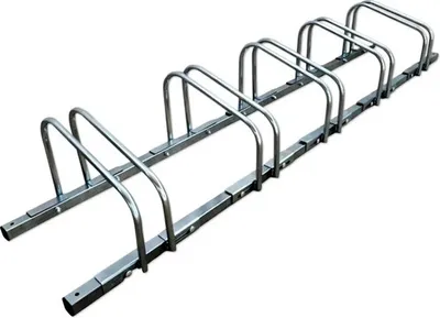 Produktbild von Fahrradständer Schulte für 5 Räder mit Reifenbreite bis 7,5 cm feuerverzinkt