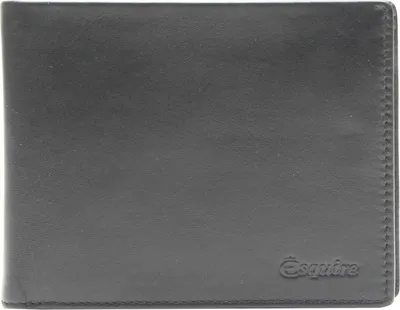 Image de Esquire porte-monnaie Silk 02 Wallet Black noir