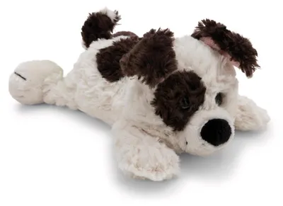Productafbeelding van Pluche hond knuffeldier - 20 cm - Wit