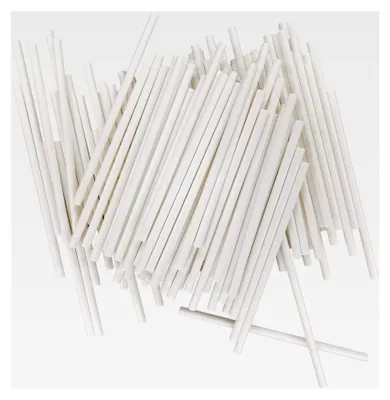 Produktbild von Papierstiele für Cake Pops, 100 Stück, 10 cm – Stiele für Lollis, Eis und DIY-Bastelprojekte