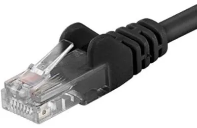Image de PremiumCord Câble patch UTP RJ45-RJ45 CAT6 1,5m noir (sp6utp015C)