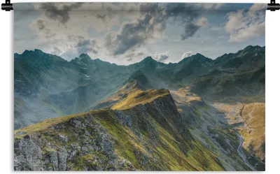 Produktbild von MuchoWow® Wandteppich Wandbehang Die Alpen in Österreich 60x40 cm Tapisserie Dekoration Wandtuch - Wanddekorationen
