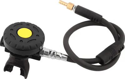 Produktbild von Regler der 2. Stufe Regler Atemventilköpfe mit mittlerem Druckrohr tragbarer Tauchgeräteschwarz