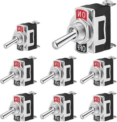 Produktbild von Schalter SPST 2-Pin 12V 24V 15A Metall schwer für Auto Boot Marine