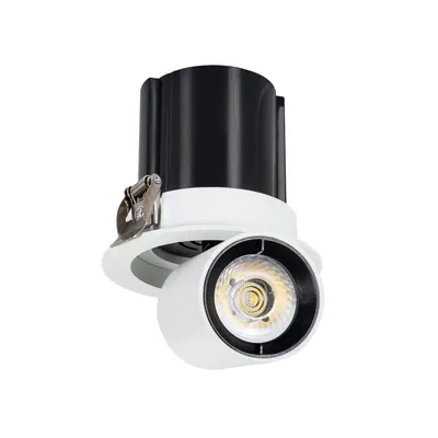 Produktbild von LED Strahler Ausrichtbar Sanaqi 12W Runder Ausschnitt Ø 75 mm  6000K Kaltweiß