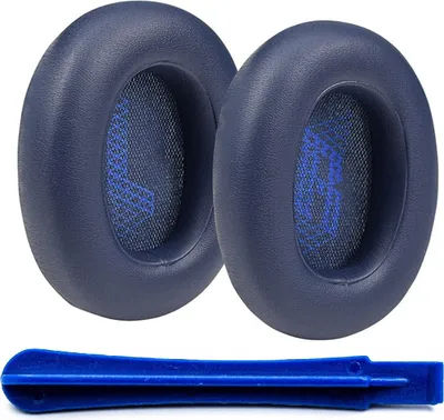Immagine prodotto di Cuscinetti per le orecchie per JBL LIVE 650BT 650BTNC 660NC Cuscinetti in spugna blu