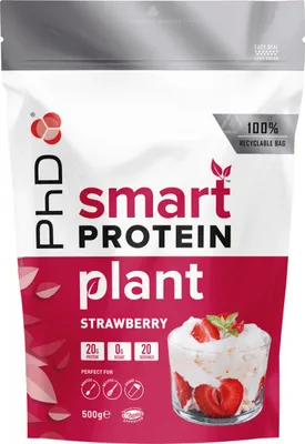 Produktbild von PhD Smart Protein Plant (500g) Strawberry - Eiweiße - Veganes Eiweiß