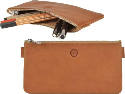 Produktbild von Sonnenleder Stiftetui Federmäppchen Leder Stifteetui Stifttasche Busch natur 801-395-01