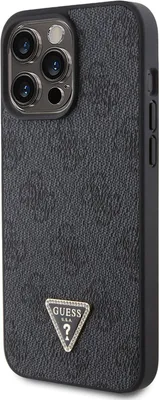 Produktbild von Guess, Schutzhülle Triangle Diamond 4G Apple iPhone 15 Pro, Schwarz