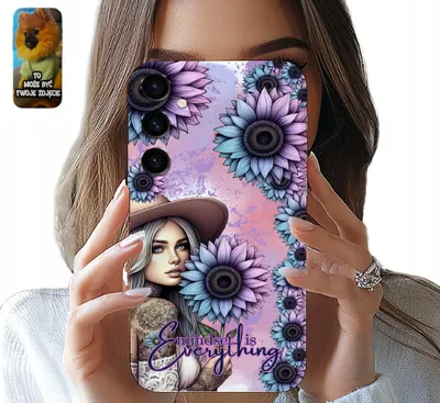 Produktbild von Fall Samsung Galaxy S24 Fe Sonnenblume Mode + Glas