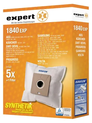 Produktbild von AEG 1840 EXP, Weiß, Synthetisch, 5 Stück(e), 1 Stück(e)