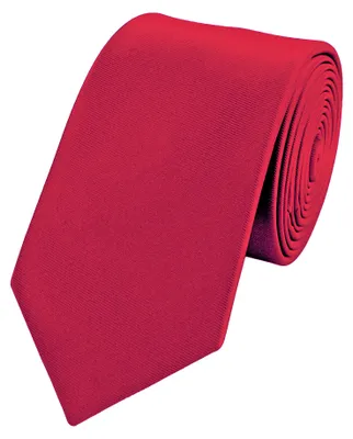 Produktbild von Fabio Farini - 1 Stück Herren Krawatte Rot - verschiedene Rote Männer Schlips in 6cm Schmal (6cm), Rot - Exotic Red