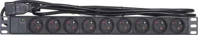 Zdjęcie produktu dla Alantec PZ09UC20, 1,8 m, Wewnętrzna, Czarny, 9 x gniazdo sieciowe, 3500 W, 16 A