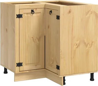 Immagine prodotto di vidaXL Armadio SKI marrone miele 80 x 80 x 81 cm in legno massello di pino