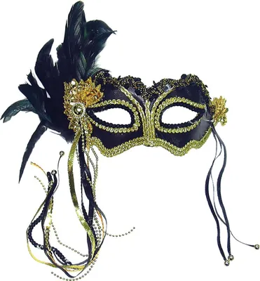 Image de Bristol Novelty - Masque BN692 (taille unique) (Noir/Or)
