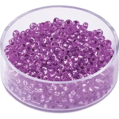 Produktbild von KNORR PRANDELL 213105031 Böhmische Rocailles Ø 2,5 mm Glas orchidee