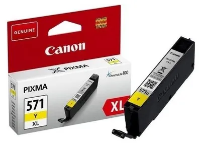 Zdjęcie produktu dla Canon 0334C001, Wysoka (XL) wydajność, Żółty, Tusz na bazie pigmentu, 11 ml, 1 szt., 715 stron(y)