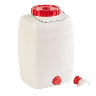Produktbild von DeTec Gärfass Maischefass Mostfass Getränkefass Weinfass Gärbehälter 15 Liter