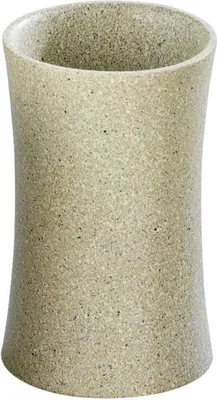 Produktbild von Wenko 18301100 Zahnputzbecher Cassano Stone - Polyresin, Ø7 X 11 Cm, Stein-Optik; 18301100