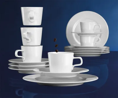 Produktbild von 26065 Kaffeeservice 18-tlg. No Limits Uni Seltmann Weiden