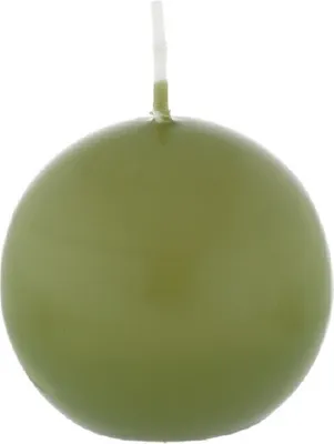 Produktbild von Kugelkerzen Scottish Green Grün, Ø 60 mm, 16 Stück, dt. Kerzen in RAL Kerzenqualität, Kein rußen und tropfen