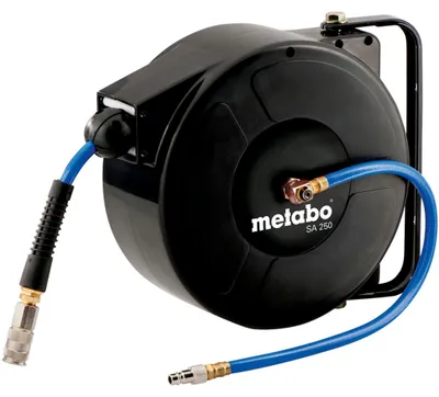 Obrázok produktu pre Metabo SA 250, Automatický, Čierna, Voľne stojace, Nástenný, Polyuretán (PU), 8 m, 1,2 cm