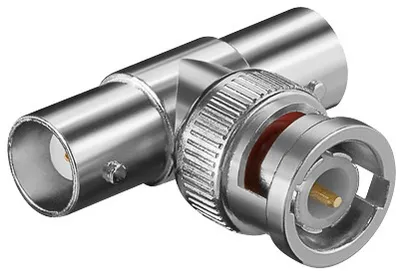 Produktbild von BNC T-Adapter, 1x Stecker auf 2x Buchse