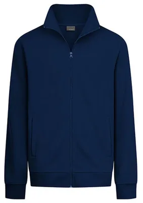 Produktbild von Stehkragen Zip Jacke Plus Size Herren Hellgrau, XXXL