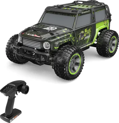 Obrázok produktu pre Diaľkovo ovládané auto 1/10, 2,4 GHz, vysoká rýchlosť 65 km/h, terénne offroadové vozidlá 4WD s bezkefovým motorom, pretekárske vozidlo, lezecké auto, darčeky pre deti a dospelých
