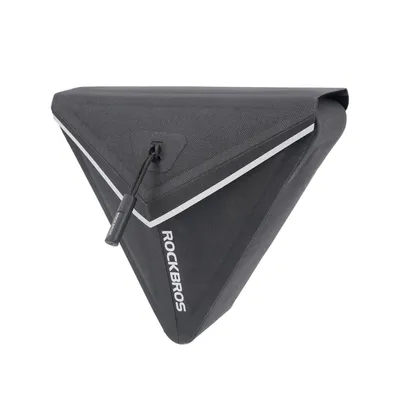 Produktbild von ROCKBROS Satteltasche Fahrradtasche wasserdicht mit Magnetverschluss 0,6 L für Rennrad und MTB Schwarz