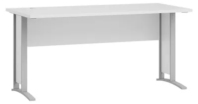 Produktbild von Schreibtisch >Clermont< in weiss Nachbildung - 150x73x70 (BxHxT)