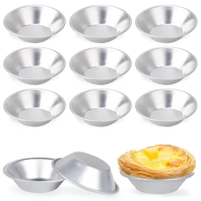 Imagen del producto de Moldes para muffins de aluminio, juego de 12 unidades, con revestimiento antiadherente, ideales para pequeños pasteles