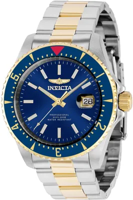 Obrázek produktu pro Invicta Pro Diver 36788 - Pánské Náramkové Hondiky - Automatické - Nerezová ocel s modrým ciferníkem - 44mm