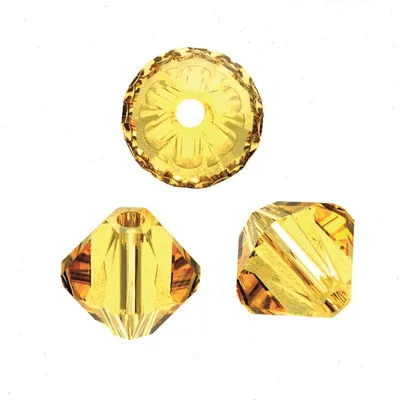 Produktbild von lorex Schliffspitz Perlen 4 mm 25 Stück light topaz