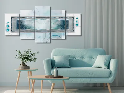 Produktbild von ABSTRAKT Acrylglasbild Modern Wandbild Glasbilder Bilder a-A-0615-k-m