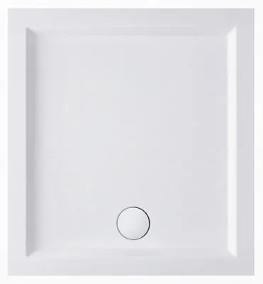 Produktbild von Duschwanne 90x90 mit Füße und Schürze