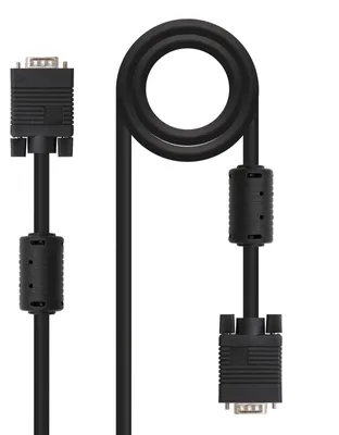 Immagine prodotto di Cavo VGA NANOCABLE 10.15.01 Nero