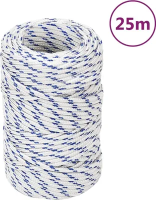 Immagine prodotto di The Living Store Bootsseil Weiß 2 mm 25 m Polipropilene