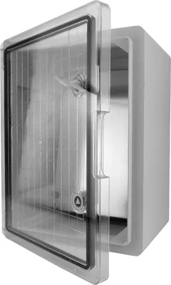 Obrázok produktu pre Prázdna skriňa s priehľadnými dverami 300x400x220mm Rozvodná skriňa Povrchová rozvodná skriňa IP65