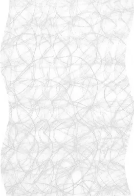 Produktbild von Sizoweb Tischband Wellenschnitt sahneweiß ca. 25 cm Rolle 25 Meter 64W 001-R