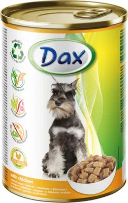 Obrázek produktu pro DAX PES 415g KUŘECÍ konzerva kousky