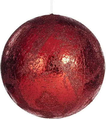 Produktbild von Goodwill Weihnachtskugel Rot D 13 cm H 13 cm Vorteilsangebot pro 2 Stück