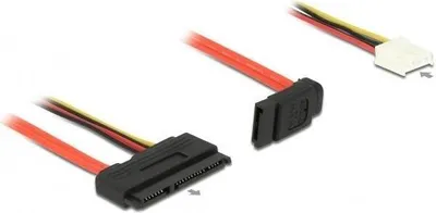 Image de Câble adaptateur SATA 6 Gb/s 7+4 broches vers 22 broches droit 30 cm