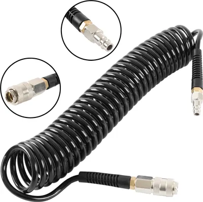 Produktbild von Druckluft-Spiralschlauch 6m Polyurethan 8mm außen 5mm innen 10 bar